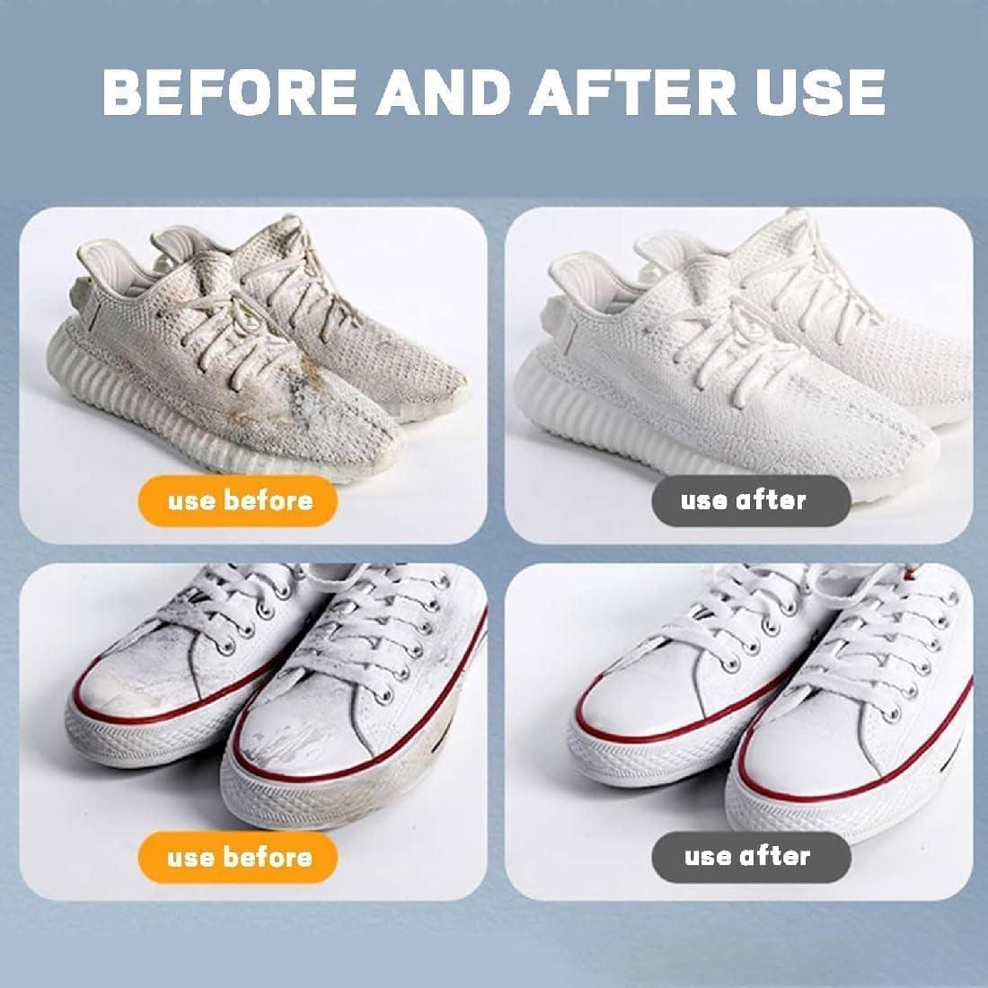Multi - Purpose Shoe Cleaner Tool – 2 - in - 1 Soft & Stiff Bristle Brush for Deep Cleaning All Footwear - SHIPPED TO YOU