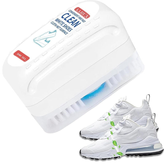 Multi - Purpose Shoe Cleaner Tool – 2 - in - 1 Soft & Stiff Bristle Brush for Deep Cleaning All Footwear - SHIPPED TO YOU